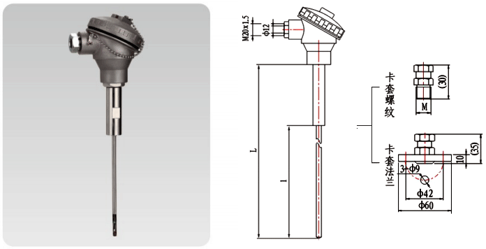 WR①KG②-31S鎧裝熱電偶 WR①KG②-31S鎧裝熱電偶